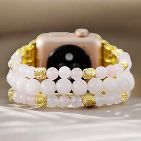 Bracelet extensible Rose Quartz pour Apple Watch