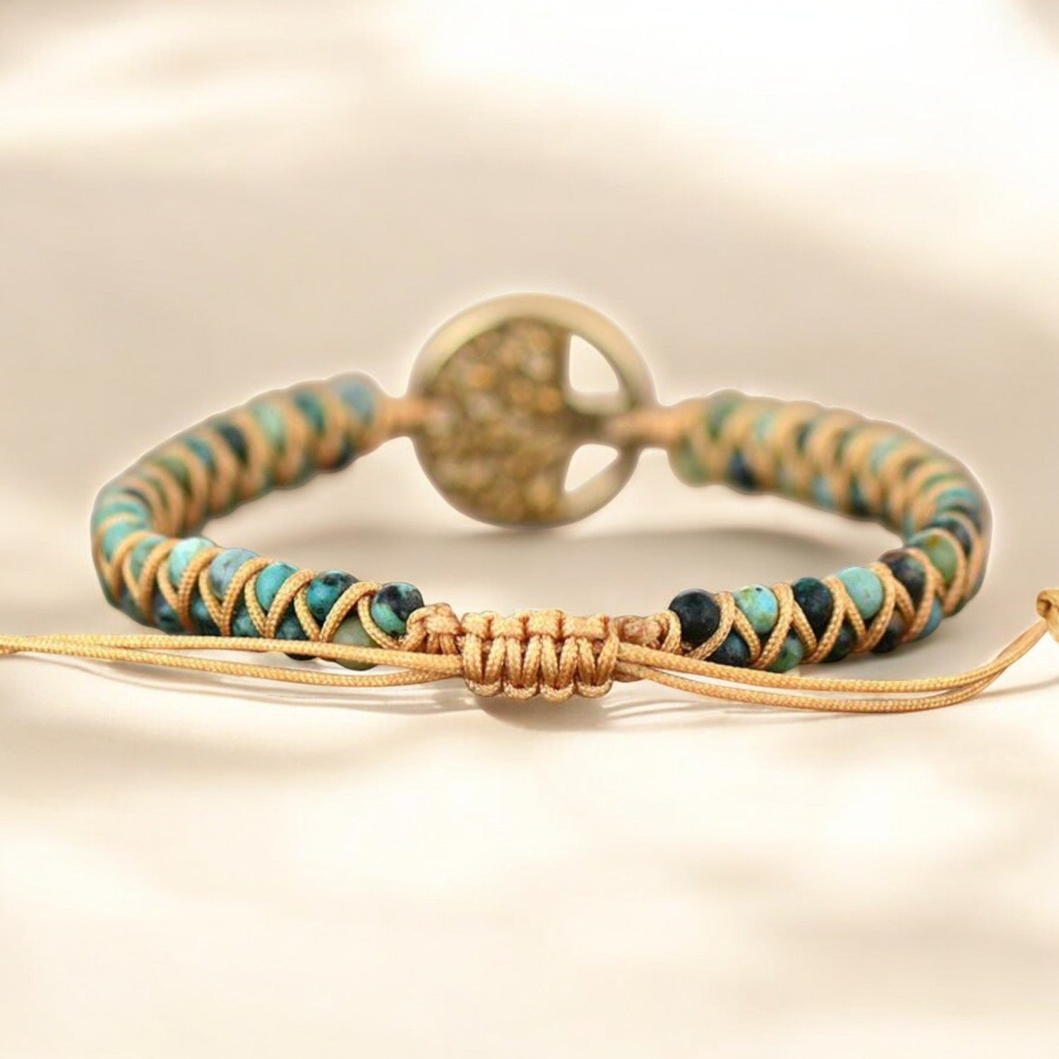 Lebensbaum Armband aus afrikanischem Jaspis