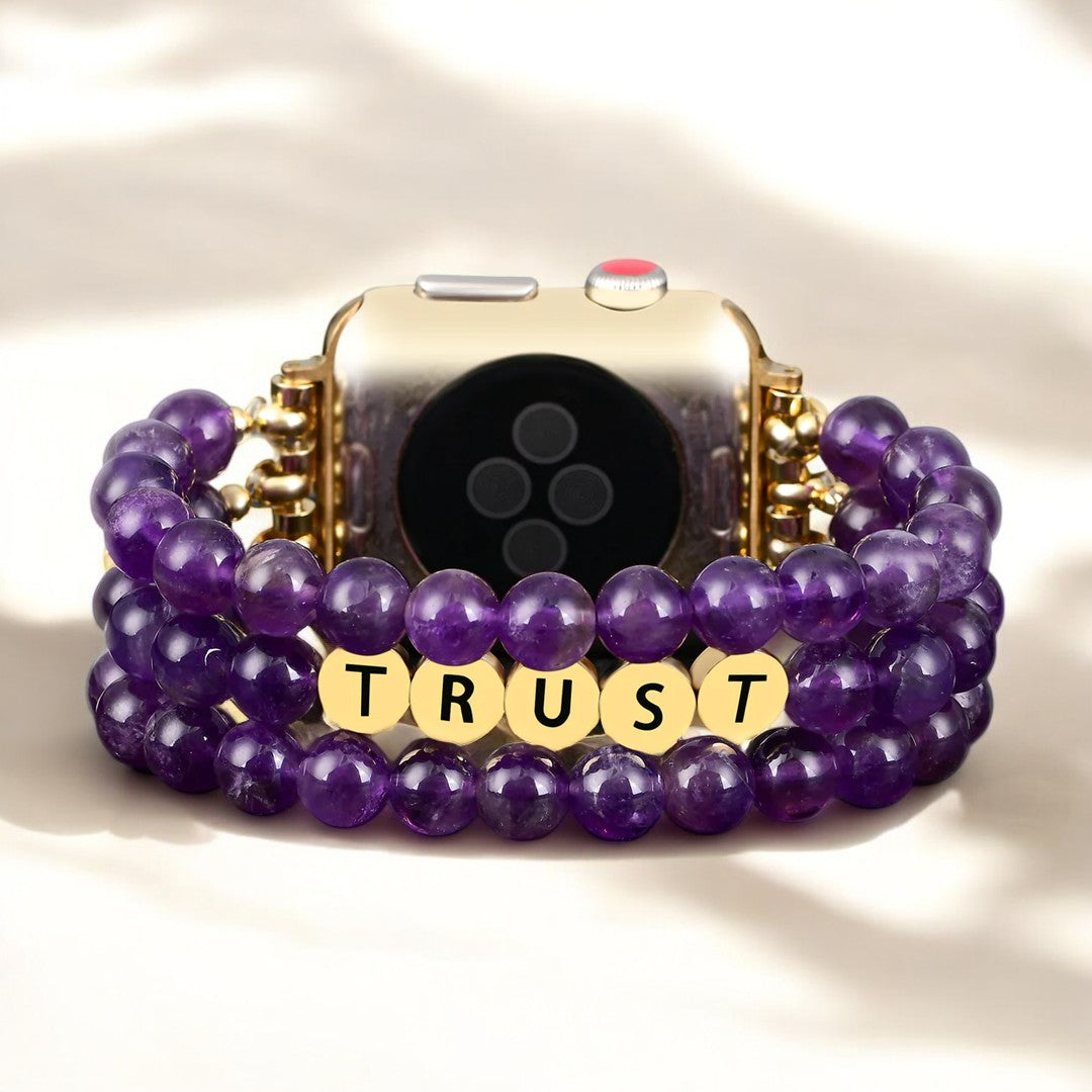 Bracelet Apple Watch Inspiration Amethyst Trust