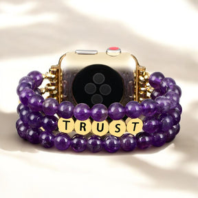 Bracelet Apple Watch Inspiration Amethyst Trust