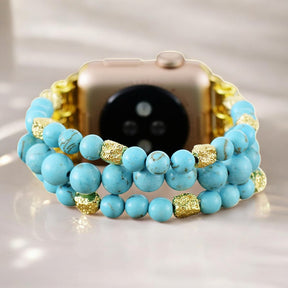 Türkisfarbener Dream Stretch Apple Watch Armband