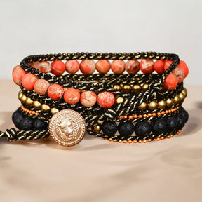 Böses Kürbisfeld Wickelarmband