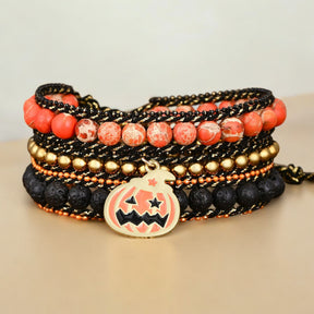 Böses Kürbisfeld Wickelarmband