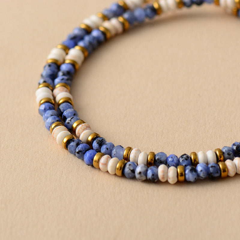 Collier ras du cou en perles Harmony